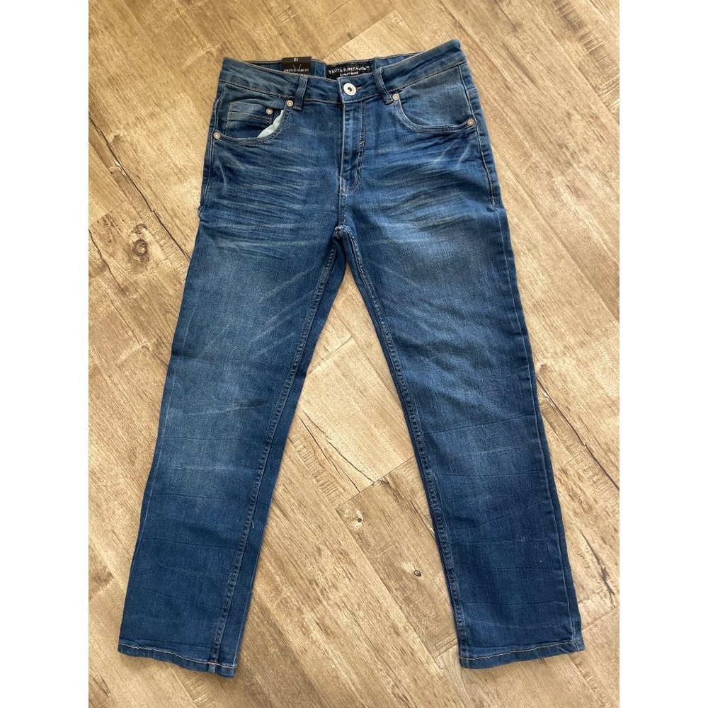 Truth Substance Mid-Rise Stretch Slim Fit Denim Jeans Blue Womens Size 12